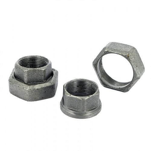 картинка Комплект (2 шт) разъёмных соединений с уплотнением 1"x1 1/2" ВР (чугун) от магазина Сантехстрой