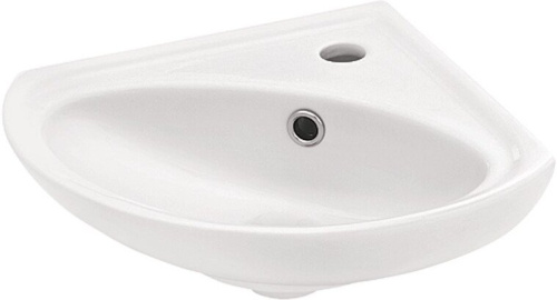 картинка 1.WH11.0.514 ИРИС умывальник 36 см (угловой, 1 отв.) от магазина Сантехстрой