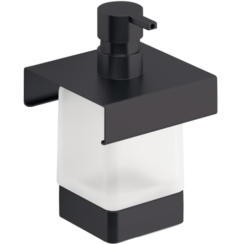картинка Модуль дозатора для жидкого мыла Inda Indissima Barra A8812MNE21 Черный матовый от магазина Сантехстрой