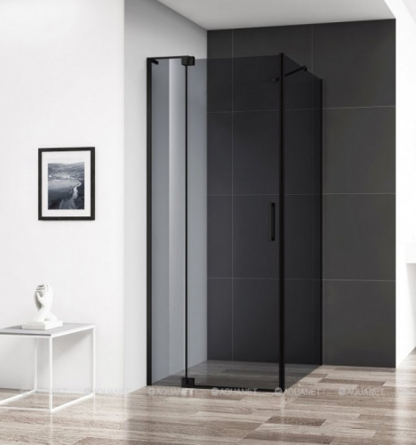 картинка Душевой уголок Cezares Slider 80х110 AH-1-80-100/110-GRIGIO-NERO от магазина Сантехстрой