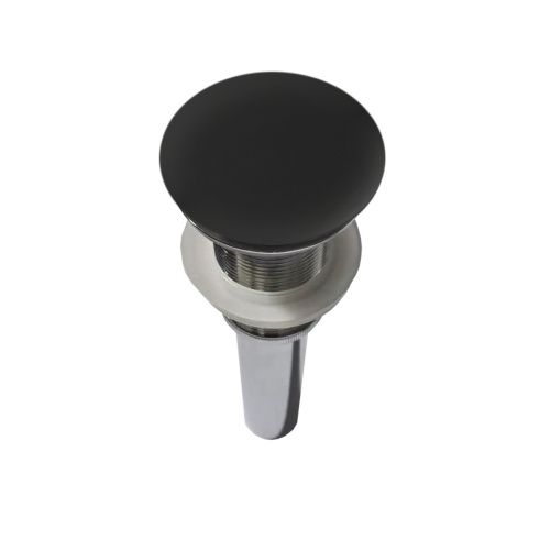 картинка Донный клапан Solid Surface Vincea DBS-616MB, черная матовая крышка, без перелива от магазина Сантехстрой