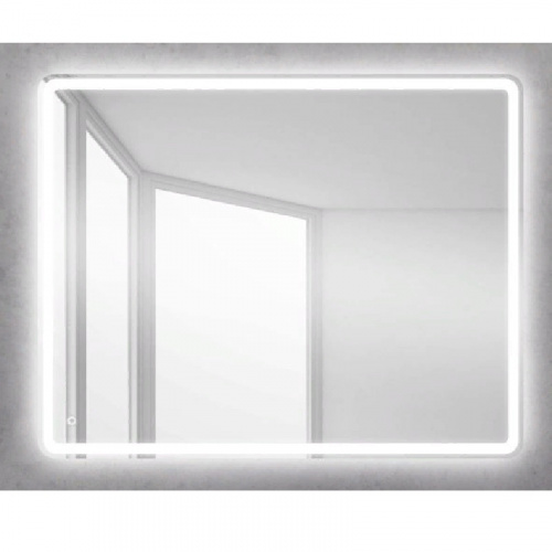 картинка Зеркало BelBagno 10 spc-mar-1000-800-led-btn Хром от магазина Сантехстрой