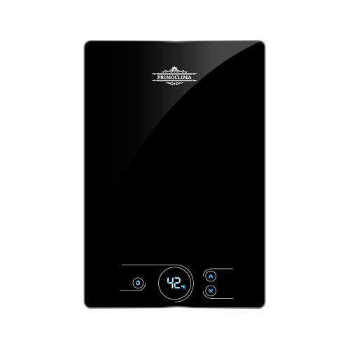 картинка Электрический проточный нагреватель PRIMOCLIMA AMOR 8.8 кВт, черный от магазина Сантехстрой