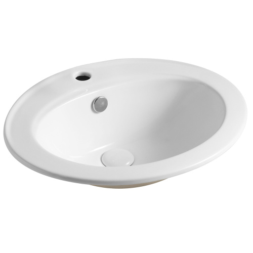 картинка Раковина Azario 560х490х200 встраеваемая, белая (AZ-T808) от магазина Сантехстрой