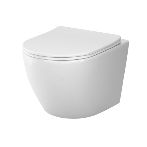картинка C801900SC Like подвесной унитаз AquaSpin с сид м/лифт от магазина Сантехстрой