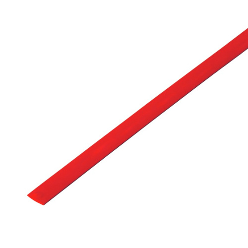 картинка Трубка термоусаживаемая ТУТ нг 4,0/2,0мм,  красная,  упаковка 50 шт.  по 1м REXANT от магазина Сантехстрой