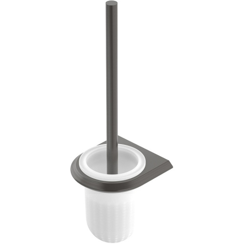 картинка Ершик для унитаза Cezares Liner LINER-TBS-V-GM Оружейная сталь от магазина Сантехстрой