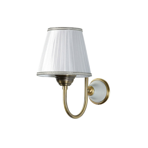 картинка TW Harmony 029, настенная лампа светильника с основанием, цвет:  белый/бронза (без абажура) от магазина Сантехстрой