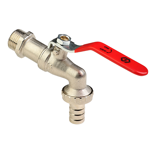картинка Кран шаровой, MVI, Premium, 3/4", Н-штуцер, PN 16, ручка-рычаг, водоразборный, материал-латунь никелированная от магазина Сантехстрой