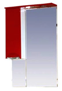 картинка Зеркальный шкаф Misty п-жас02065-101свл Красный от магазина Сантехстрой