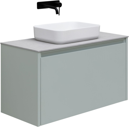 картинка Тумба под раковину Allen Brau 1.11004.pwm Зеленая от магазина Сантехстрой