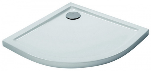 картинка W7AT-GSR0-090W Поддон Slim Round, с бортиком, акрил 900*900*40 мм, белый, без сифона, R550, шт от магазина Сантехстрой