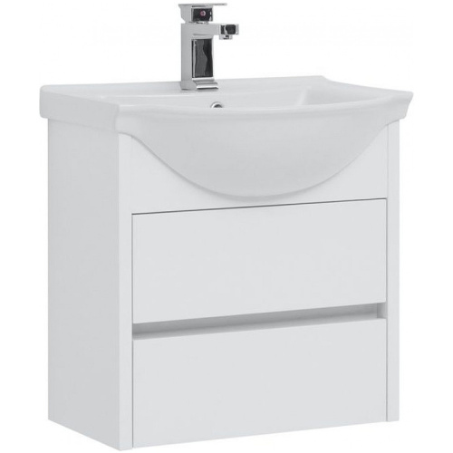 картинка Тумба под раковину Aquanet 243667 Белая от магазина Сантехстрой