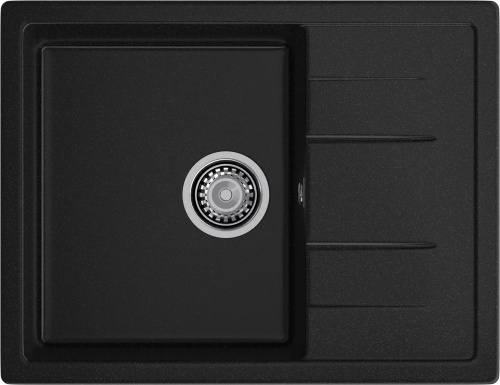 картинка Мойка кухонная GranFest Quadro GF-Q650L черный от магазина Сантехстрой