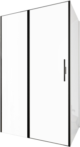 картинка Душевой уголок Allen Brau Priority 120x80 3.31009.BBA + 3.31015.BBA черный браш от магазина Сантехстрой