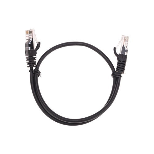 картинка Патч-корд U/UTP,  CAT 5e,  RJ45-RJ45, 26AWG, LSZH,  черный,  0,5м REXANT от магазина Сантехстрой