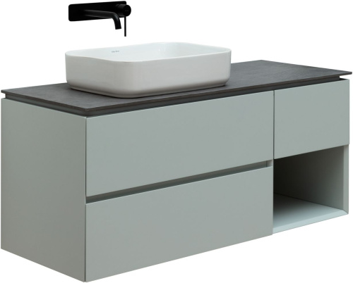 картинка Тумба под раковину Allen Brau Infinity 120 1.21005.PWM L папирус матовый от магазина Сантехстрой