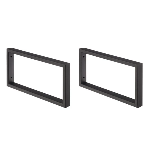 картинка Кронштейн VIANT П-образный черный, комплект 2 шт. (VKRCH4523-P) от магазина Сантехстрой