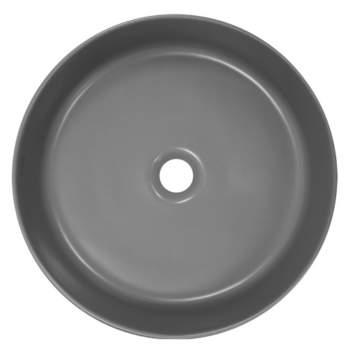картинка Раковина-чаша Creo Ceramique 400х400х120 накладная, круглая, керамика, серый матовый (PU3100SG) от магазина Сантехстрой
