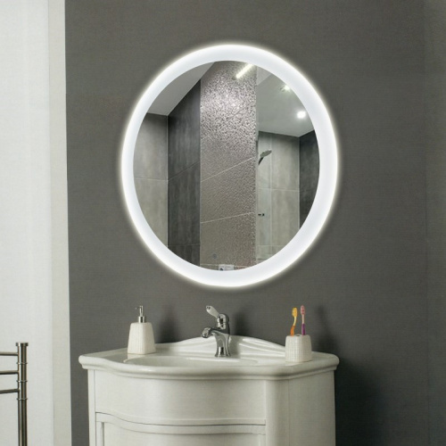 картинка Зеркало с LED подсветкой Relisan ALISA Гл000024345, 77x77 от магазина Сантехстрой