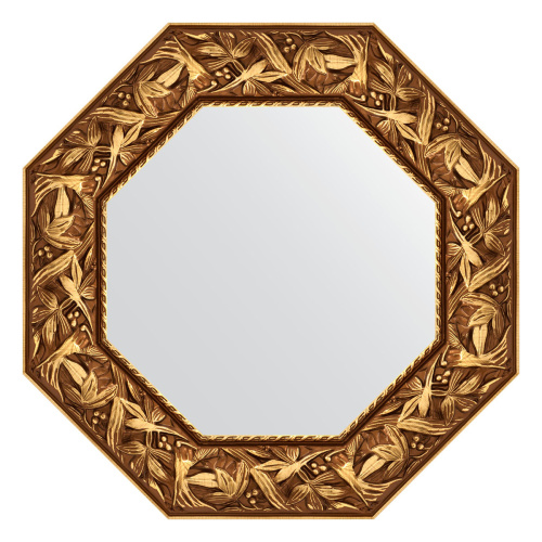 картинка Зеркало Evoform Octagon BY 3829 59x59 византия золото от магазина Сантехстрой