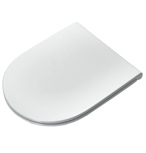 картинка Сиденье с крышкой SIMAS TREVI с микролифтом быстросъемное цвет белый петли хром (TR004bi/cr) от магазина Сантехстрой