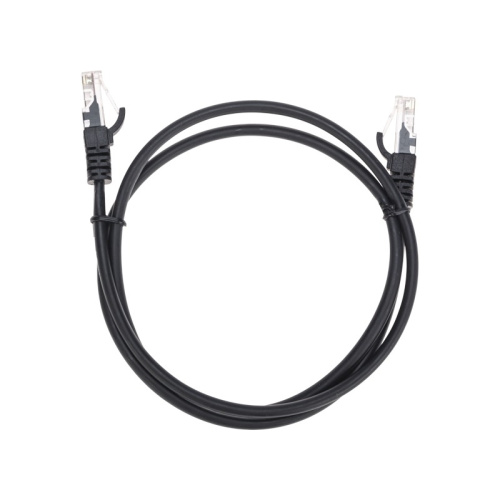 картинка Патч-корд U/UTP,  CAT 5e,  RJ45-RJ45, 26AWG, LSZH,  черный,  1м REXANT от магазина Сантехстрой