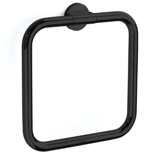 картинка Кольцо для полотенец Inda One A2416ANE Черное матовое от магазина Сантехстрой