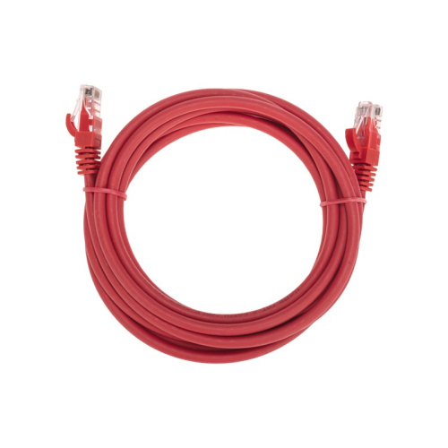 картинка Патч-корд U/UTP CAT 6, RJ45-RJ45, 26AWG, LSZH,  красный,  3м REXANT от магазина Сантехстрой