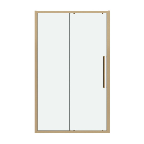 картинка Дверь в нишу 100.K33.02.130.32.00 Cosmo (130*195) золото сатин, стекло прозрачное, 1 место от магазина Сантехстрой