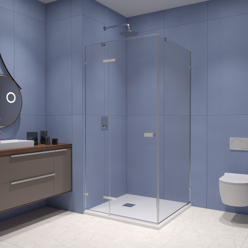картинка Душевой уголок RGW SV-030 100*100*200 профиль Хром стекло Прозрачное от магазина Сантехстрой