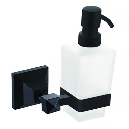 картинка Дозатор жидкого мыла AZARIO ALTRE стеклянный, черный матовый (AZ96012B) от магазина Сантехстрой