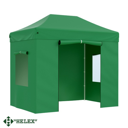 картинка Тент-шатер быстросборный Helex 4321 3х2х3м полиэстер зеленый от магазина Сантехстрой
