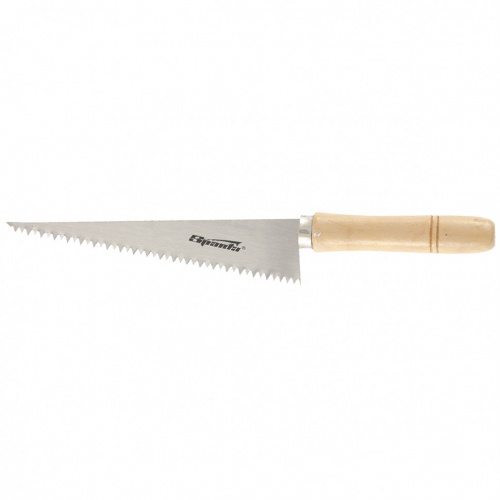 картинка Ножовка по гипсокартону, 180 мм, деревянная рукоятка Sparta от магазина Сантехстрой