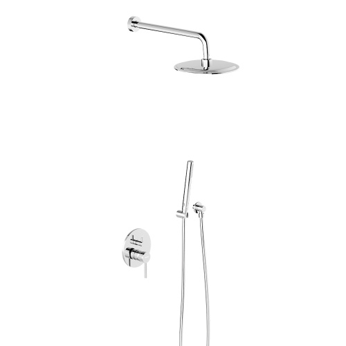 картинка 936520000 Scandinavian Pure встраиваемая душевая система со смесителем для душа, хром от магазина Сантехстрой