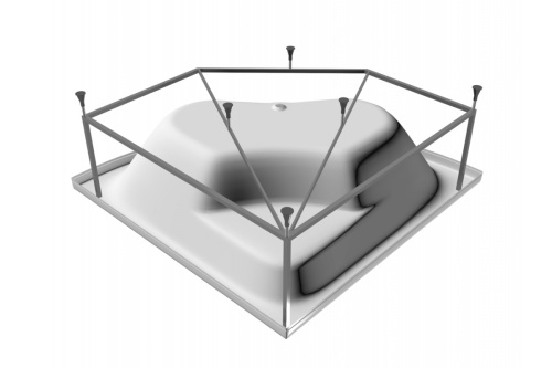 картинка Каркас для ванны сварной Vayer BRYZA Гл000007084, 140x140 от магазина Сантехстрой