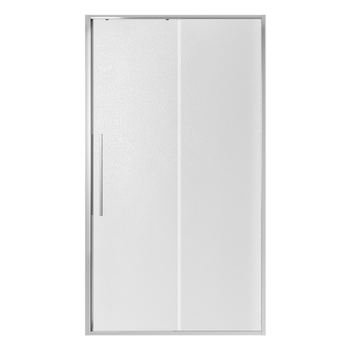 картинка Дверь в нишу NG-65-14CH (140*195) хром, стекло шиншилла, 1 место от магазина Сантехстрой