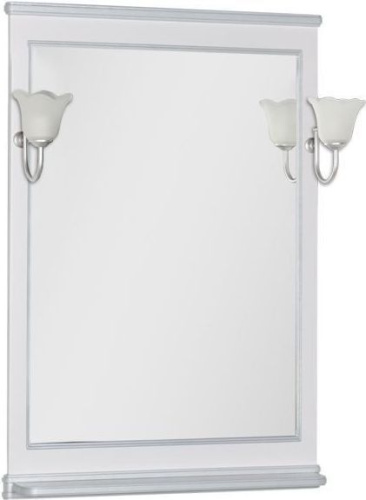 картинка Зеркало Aquanet Валенса 70 белый краколет/серебро от магазина Сантехстрой