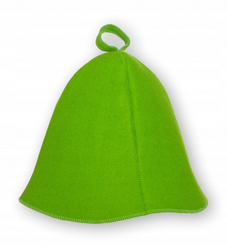 картинка Колпак банный "Сауна" фетр цвет салатовый арт.с-272-фф2 от магазина Сантехстрой
