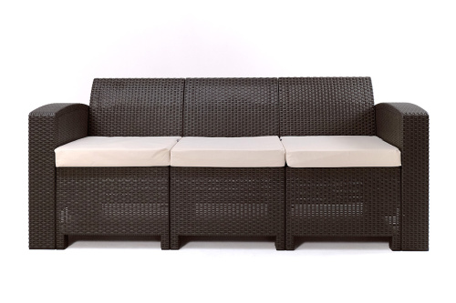 картинка B:Rattan Rattan premium, диван трехместный, венге (3-х местная подушка) от магазина Сантехстрой
