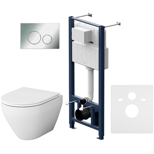 картинка IS49051.701700 Инсталл с клав Pro L глянц хром с подв унит Spirit V2.0 FlashClean с сид м/л от магазина Сантехстрой