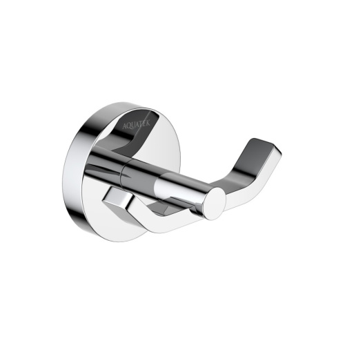 картинка Крючок двойной AQUATEK БЕТТА, хром AQ4602CR от магазина Сантехстрой