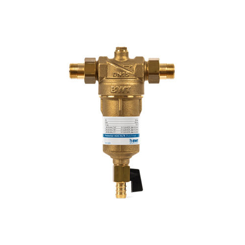 картинка Фильтр механической очистки горячей воды BWT Protector mini H/R 1/2", 810506 от магазина Сантехстрой