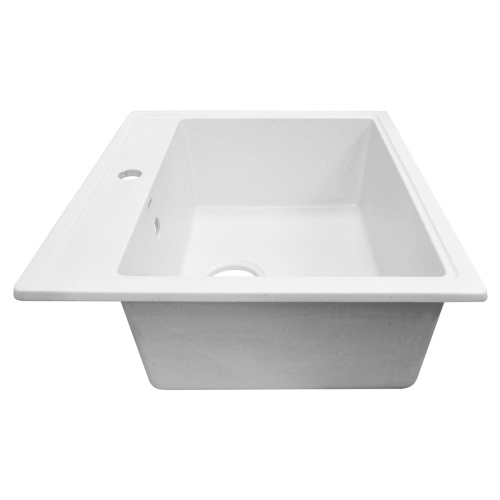 картинка Кухонная мойка AZARIO Litos 570x505x200 искусственный мрамор, цвет Хлопок (CS00079702) от магазина Сантехстрой