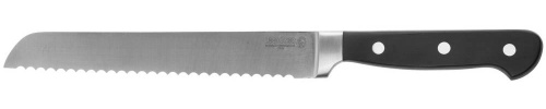 картинка Нож LEGIONER ″FLAVIA″ хлебный, пластиковая рукоятка, лезвие из молибденванадиевой стали, 200мм от магазина Сантехстрой