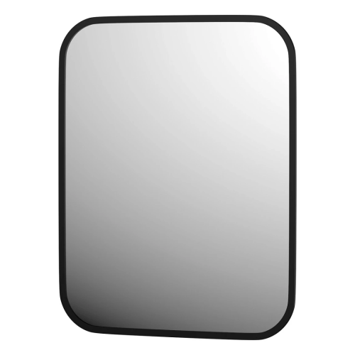 картинка Зеркало Defesto AURA DF 2961 40х50 см, с LED-подсветкой, без выключателя, нейтральный белый свет, рама черная от магазина Сантехстрой