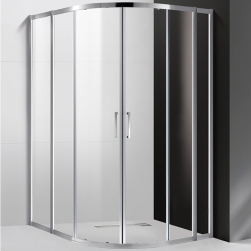картинка Душевой уголок Cezares Molveno RH-22 110х100 MOLVENO-RH-22-110/100-C-Cr-IV профиль Хром стекло прозрачное от магазина Сантехстрой