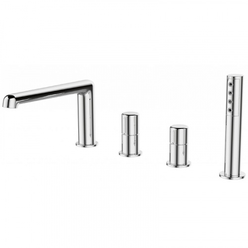 картинка смеситель для ванны belbagno uno-bvd4-crm хром