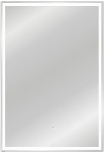 картинка Зеркало-шкаф "КВАРТЕТ 55*80" с подсветкой, сенсор на зеркале от магазина Сантехстрой