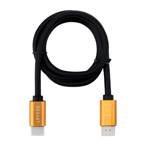 картинка Кабель HDMI - HDMI 2,0, 1м,  Gold REXANT от магазина Сантехстрой